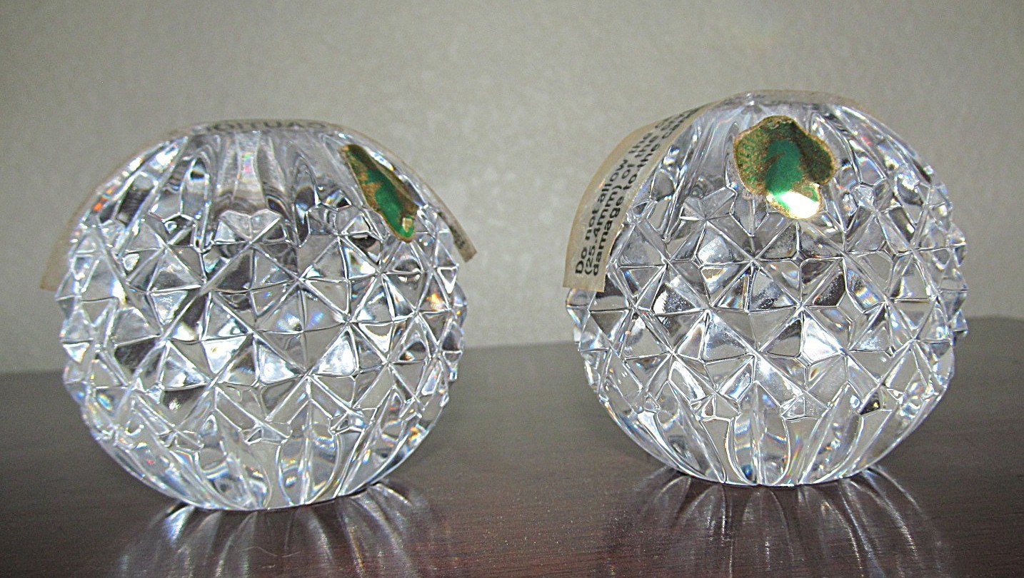 Sparkling Pair Waterford Crystal Lismore 3\