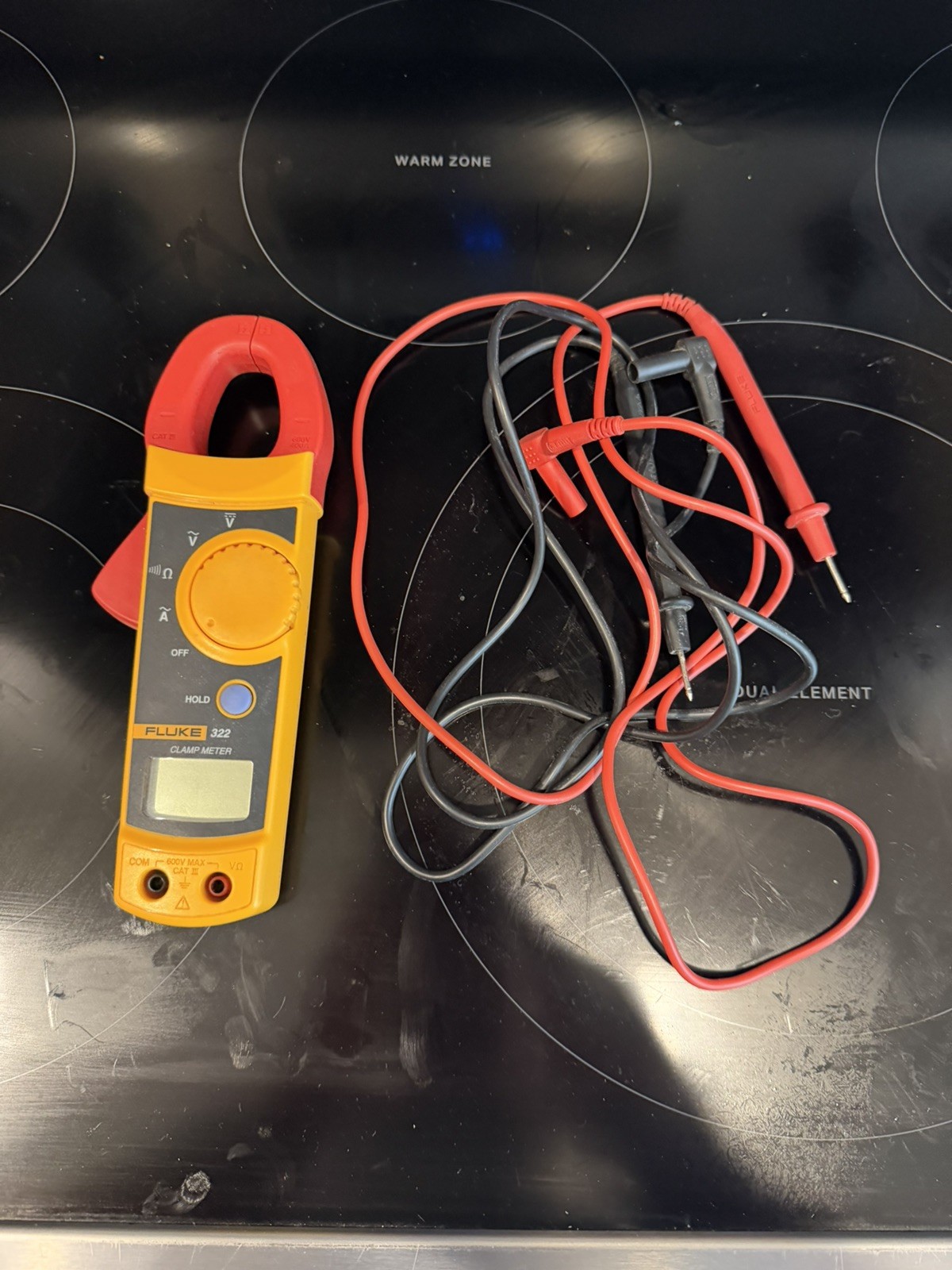 mint condition, Fluke 322 Clamp Meter w/ Test Leads | Tested & Working mint condition, Fluke 322 Clamp Meter w/ Test Leads | Tested & Working