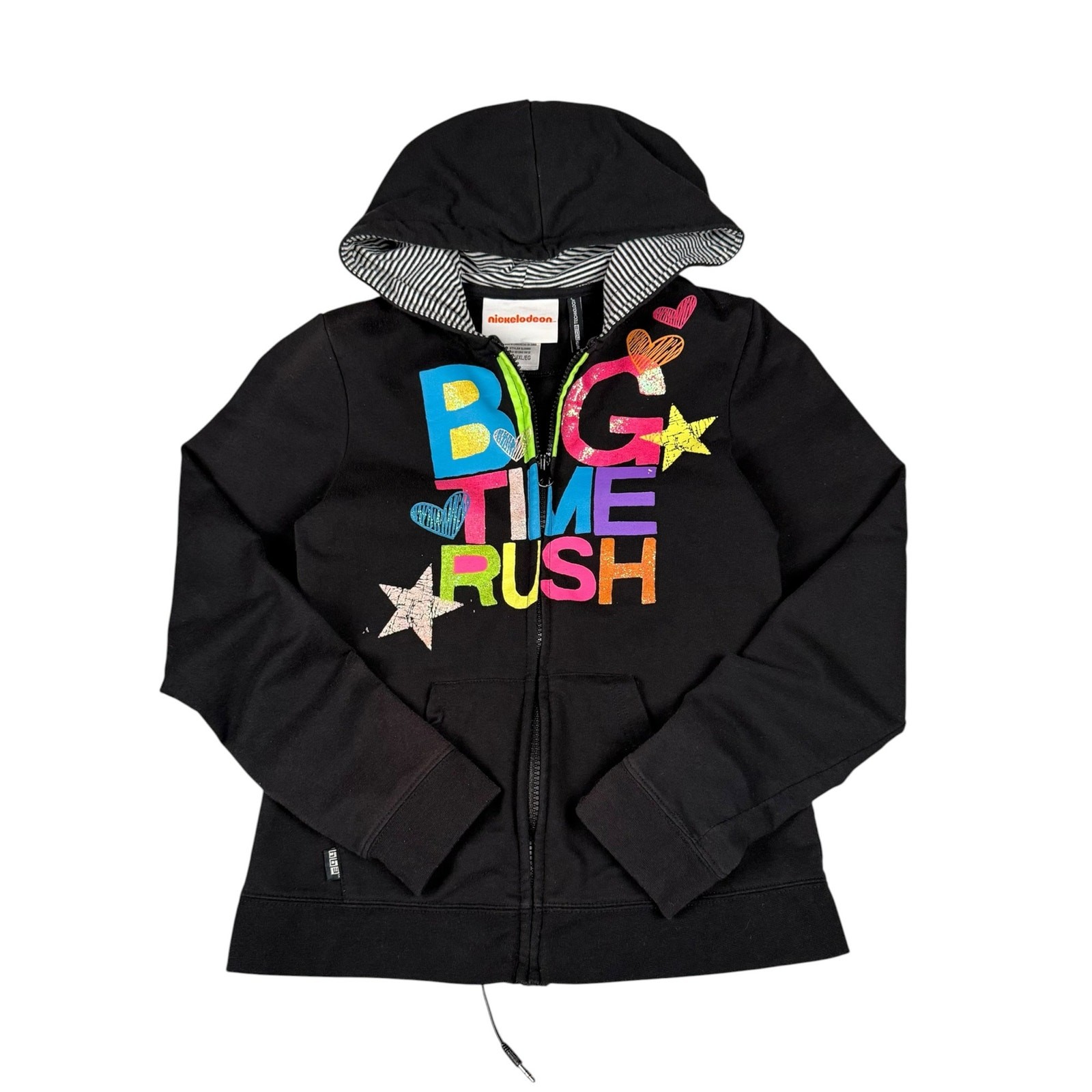 Vintage y2k Nickelodeon Big Time Rush Zip-up  Hoodie