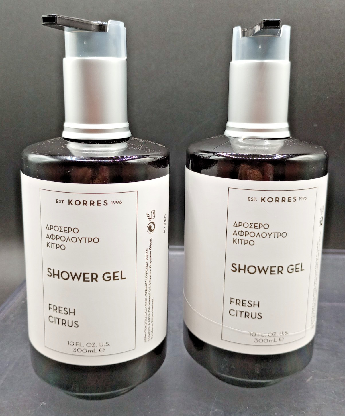Korres Shower Gel Fresh Citrus 10 fl oz – Lot of 2 Korres Shower Gel Fresh Citrus 10 fl oz – Lot of 2