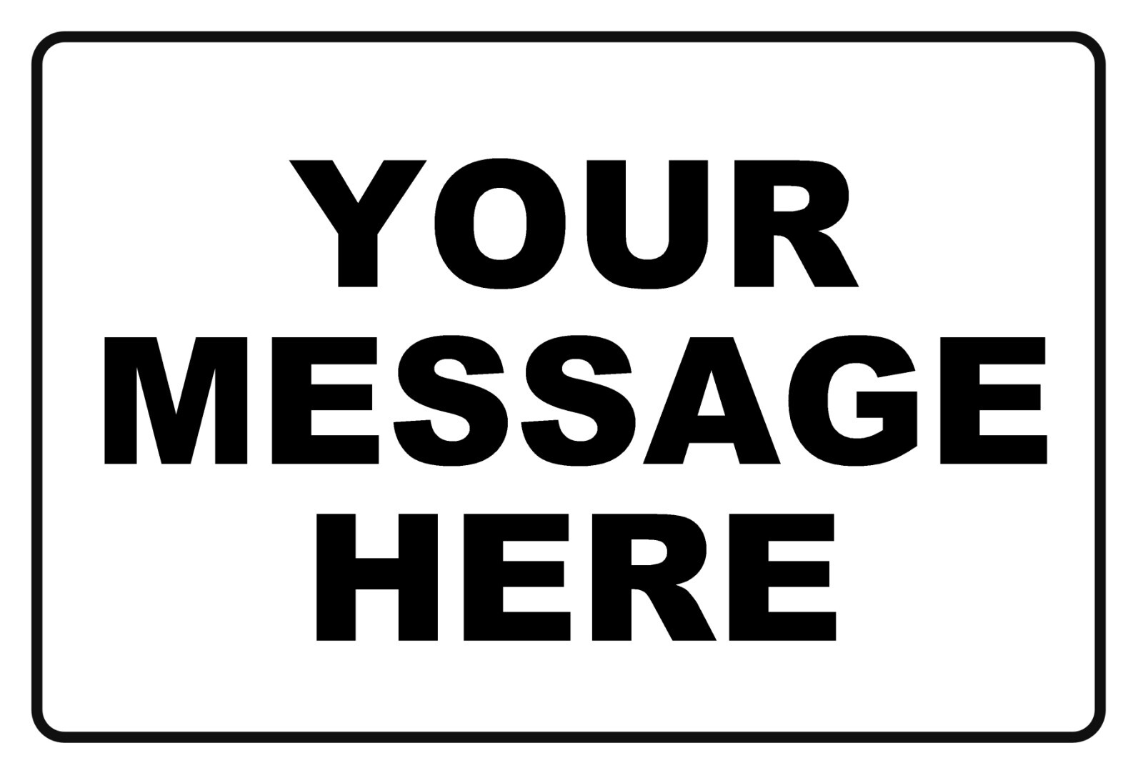 New Personalized Aluminum Metal Sign Customized With Custom Text 8\
