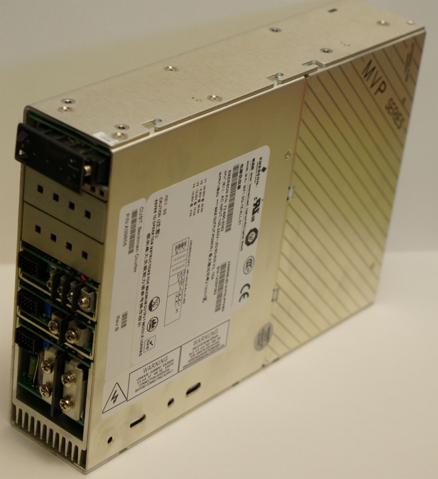 Emerson Astec MP1-3Q-1E-4LL-01 / Beckman Coulter A39856 Power Supply