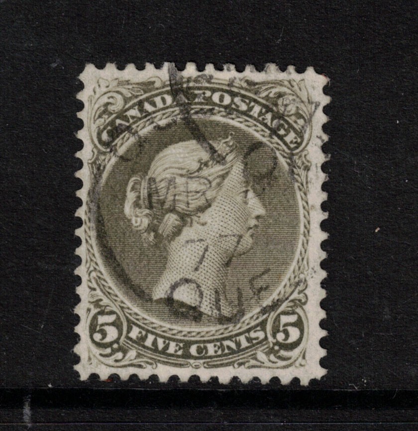 Canada #26 Very Fine Used With Ideal MR 1 1877 Quebec CDS Cancel