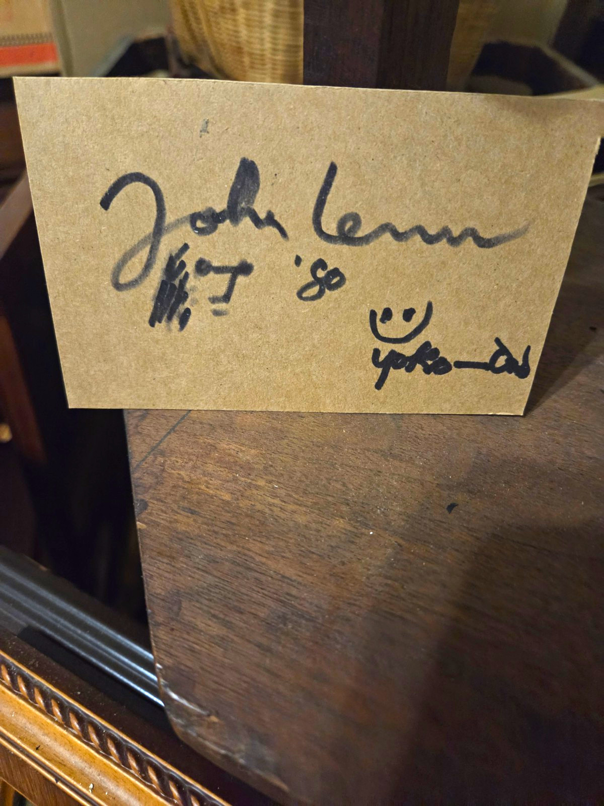 **MAKE OFFERS***JOHN LENNON SIGNED IN PERSON. THE LOWEST PRICE LENNON U WILL SEE **MAKE OFFERS***JOHN LENNON SIGNED IN PERSON. THE LOWEST PRICE LENNON U WILL SEE