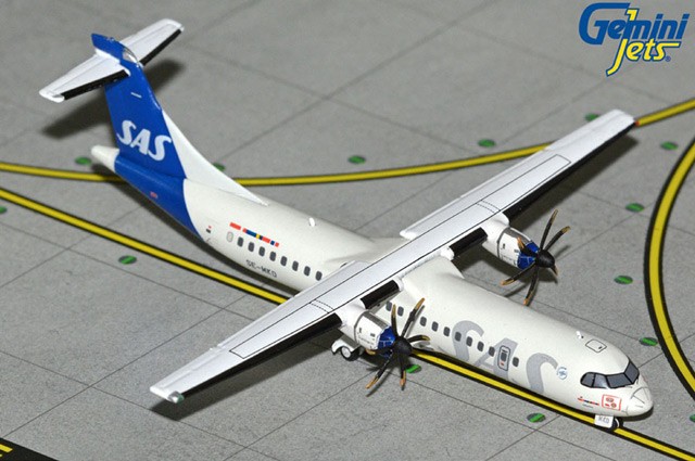 GJSAS2368 GeminiJets ATR 72-600 1/400 Model SE-MKD SAS
