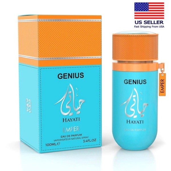 Genius Hayati EDP Spray By Emper 100 ML/3.4 OZ UAE Version Mandarin Sky Genius Hayati EDP Spray By Emper 100 ML/3.4 OZ UAE Version Mandarin Sky