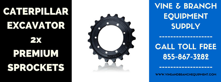 2x PREMIUM CATERPILLAR SPROCKETS 302.5 / 302.5