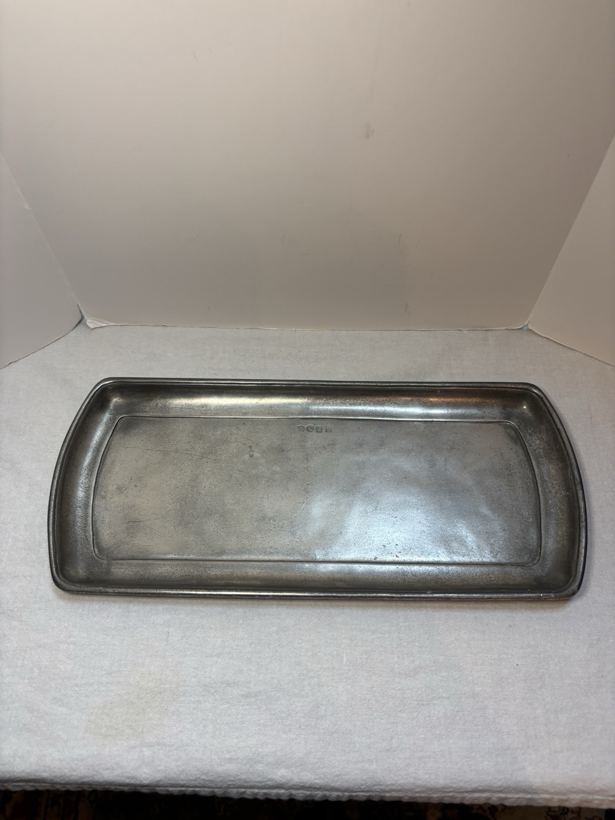 Cosi Tabellini 24 Italy Pewter Narrow Classico Tray 14” X 6.25” Plum Cake Tray