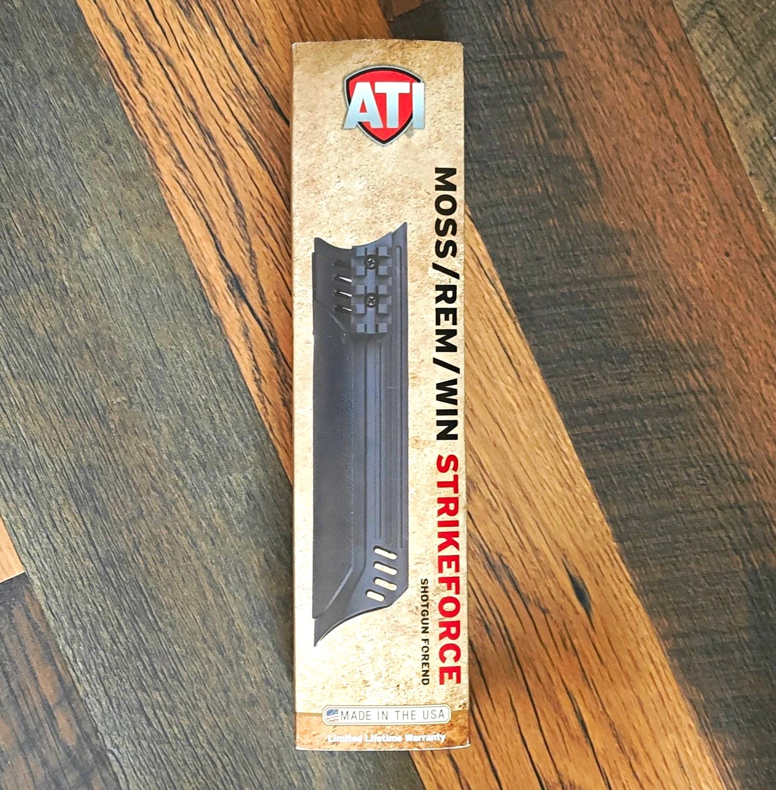 ATI Strikeforce Forend w/ Picatinny Rail Black Polymer 12 Gauge Moss/Rem/Win ATI Strikeforce Forend w/ Picatinny Rail Black Polymer 12 Gauge Moss/Rem/Win
