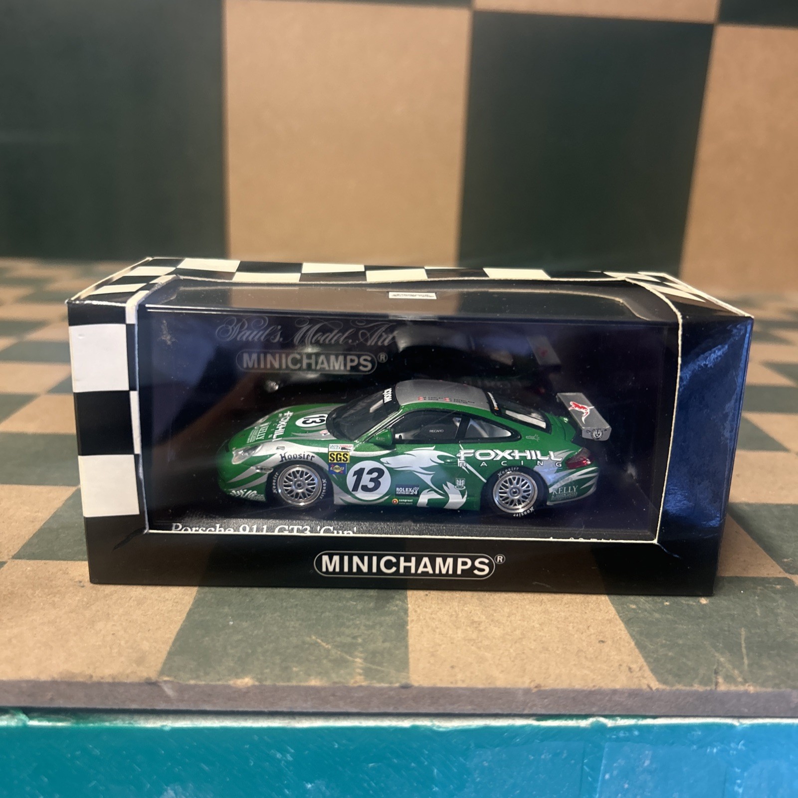 1/43 Minichamps Porsche 911 GT3 2004 , 24 Hours of Daytona 400 046213 CS244