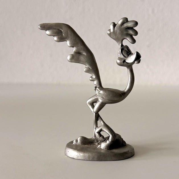 Warner Bros. Looney Tunes Road Runner Metal Figurine Vintage 1996 Warner Bros. Looney Tunes Road Runner Metal Figurine Vintage 1996