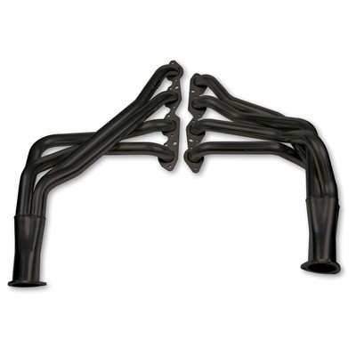 Hooker 2454HKR, Pair Headers Full 1.75 in Primary 3 in Collector Steel for BBC