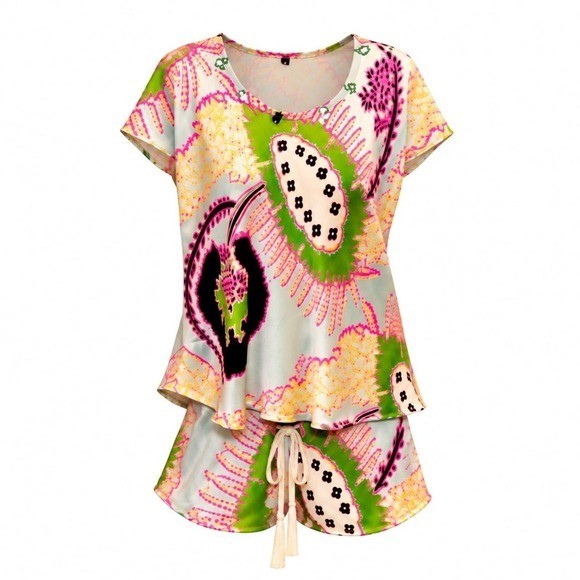 Cavalli Vintage Silk Fantasia 2 Piece Set
