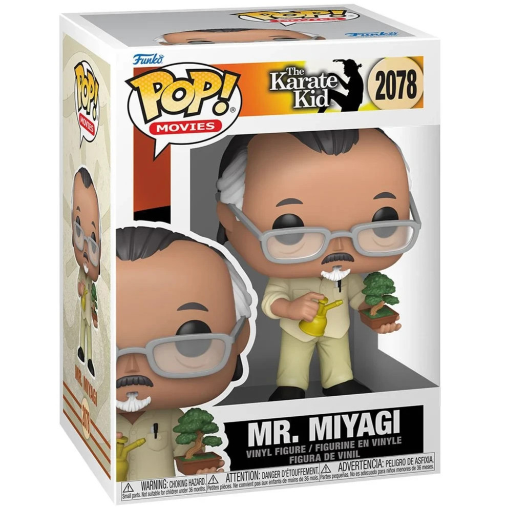 Mr. Miyagi with Bonsai Tree Funko POP Karate Kid #2078 + Protector *PRE-ORDER*