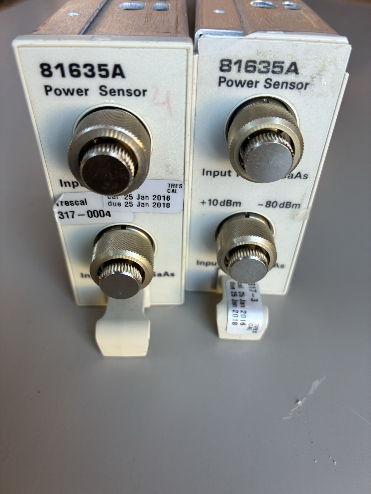 Agilent 81635A Dual Optical Power Sensor, 800 to 1650nm, -80 to +10dBm