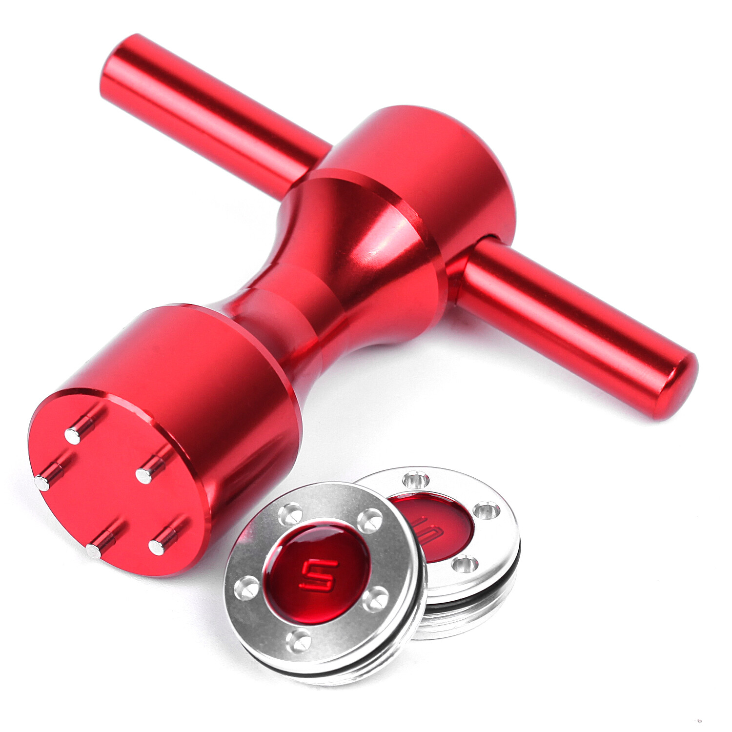 2pcs. 5g-45g Custom Weights+Red Wrench Compatible with Scotty Cameron Putters