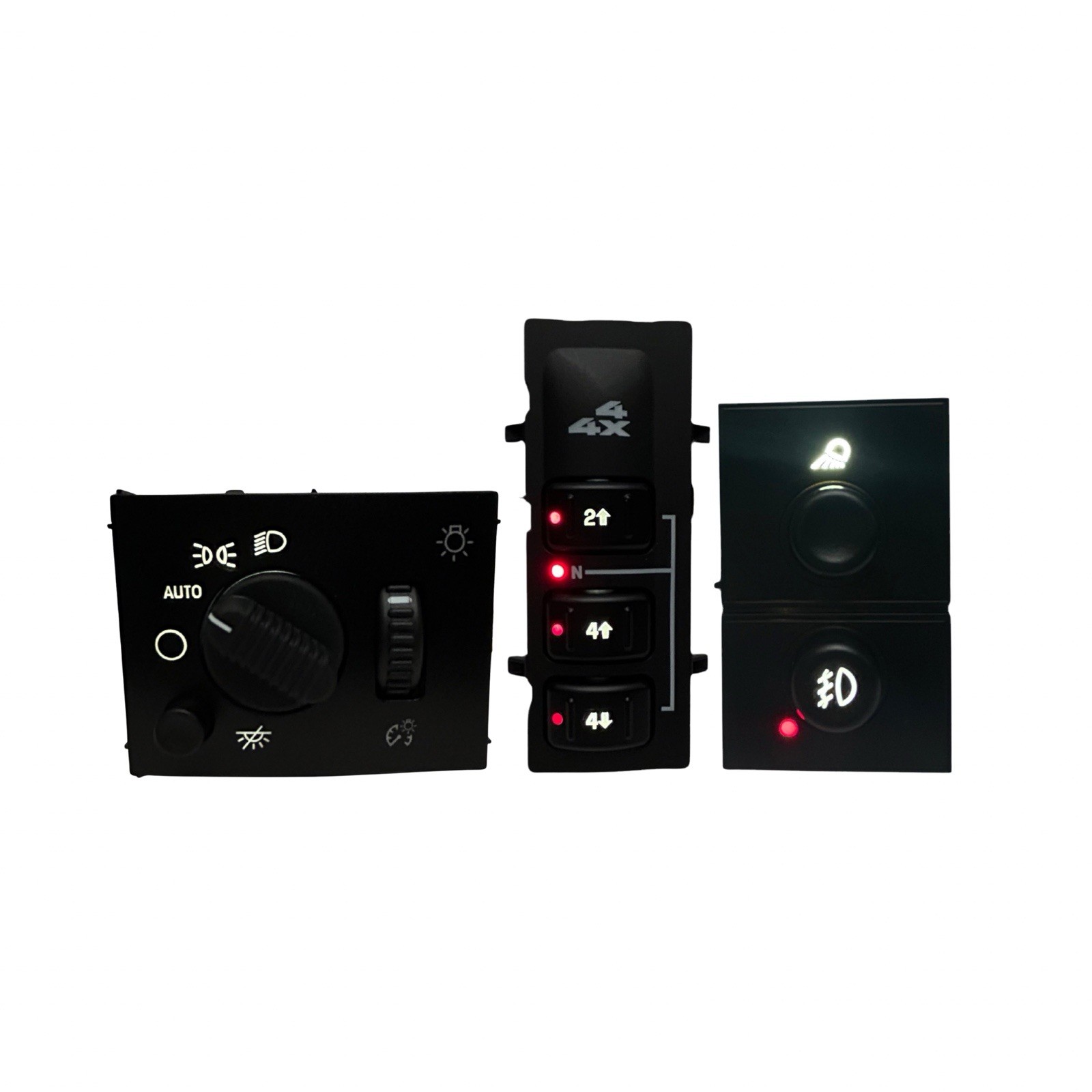 2003-2006 Silverado Sierra LED Dashboard Kit White/Red