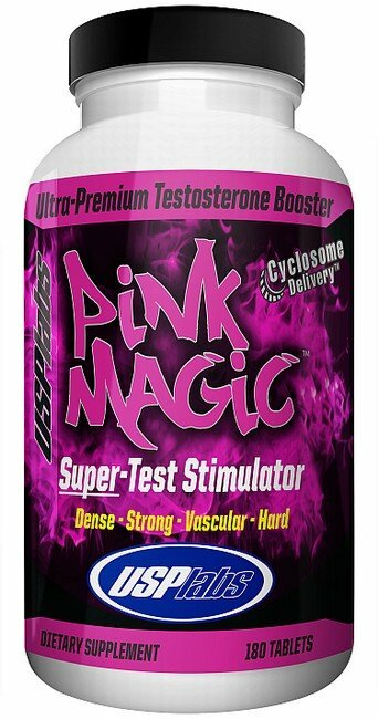 USP Labs Pink Magic Ultra Hard Premium Super Testosterone Booster 180ct 06/2030