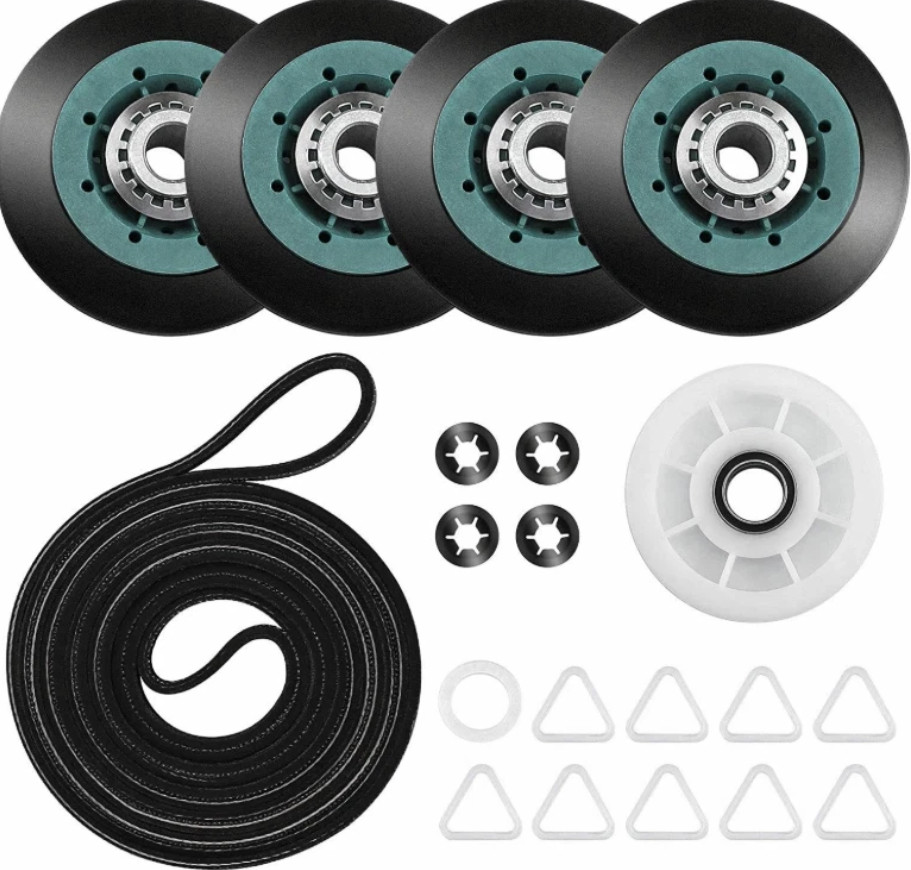 For Maytag Heavy Duty Dryer Rollers Pulley Belt Kit ✮(Full Fit Models)