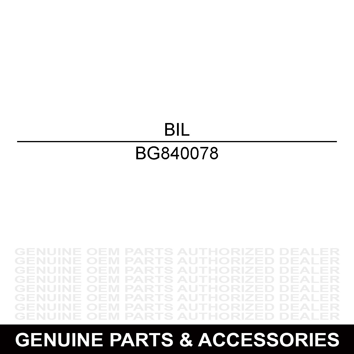 Genuine Billy Goat BUSHING 3/8 ID x 1/2 OD x 3/8  Part# BG840078