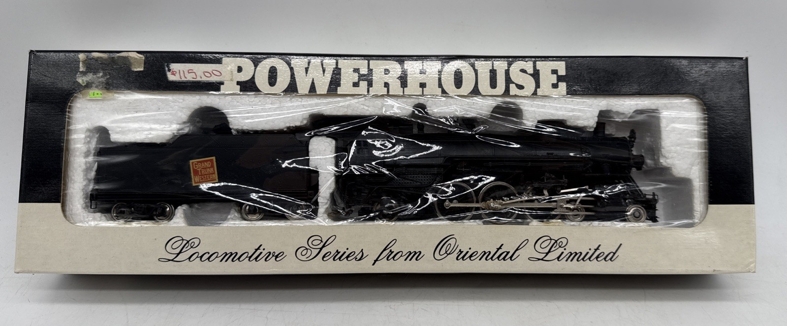 Vintage Powerhouse Locomotive Oriental Limited 282 HO W/Grand Trunk Western Coal