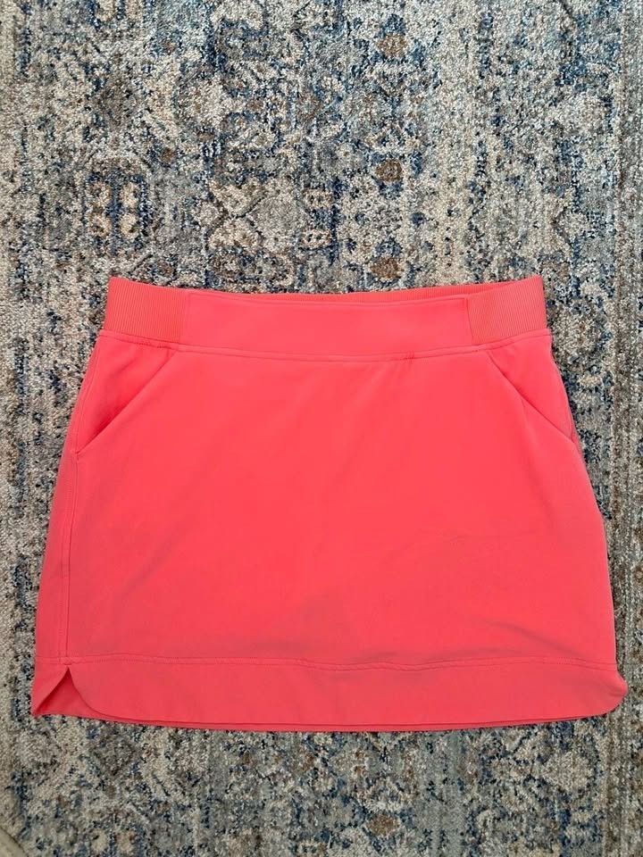 32 Degrees Cool Coral Pink Athletic Skort with Pockets Size M 32 Degrees Cool Coral Pink Athletic Skort with Pockets Size M