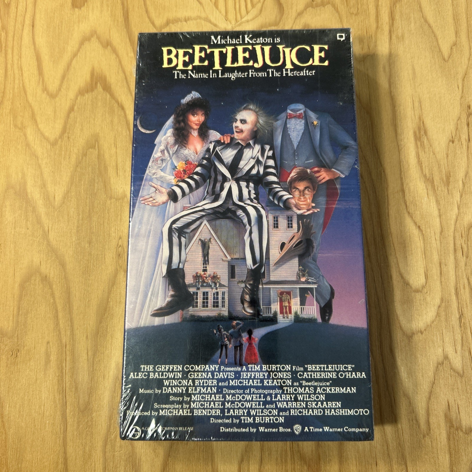 SEALED Beetlejuice 1988 VHS Michael Keaton Comedy Film 1991