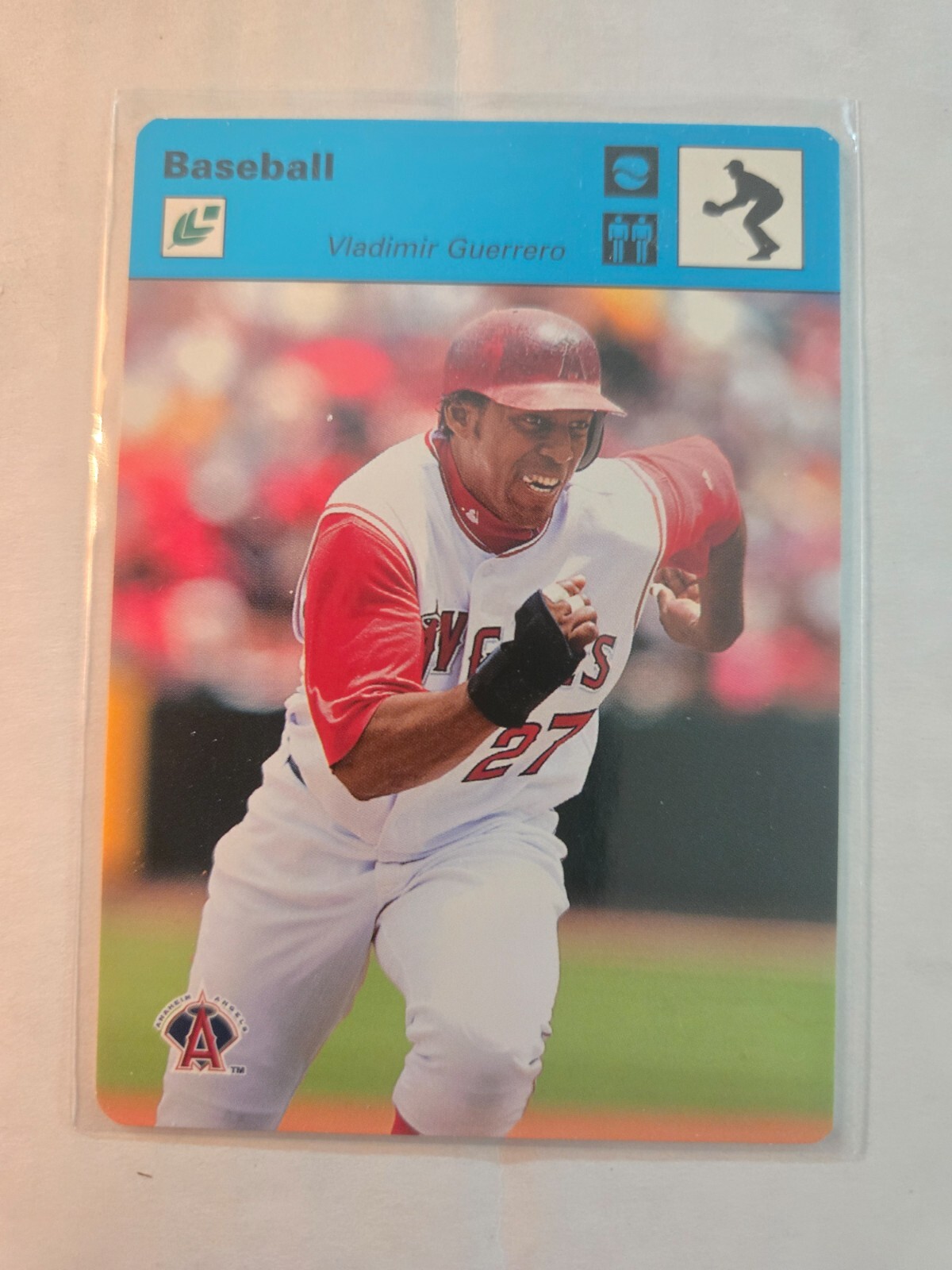 2005 Leaf Sportscasters Blue #D /45 Vladimir Guerrero #48 HOF Angels Expos