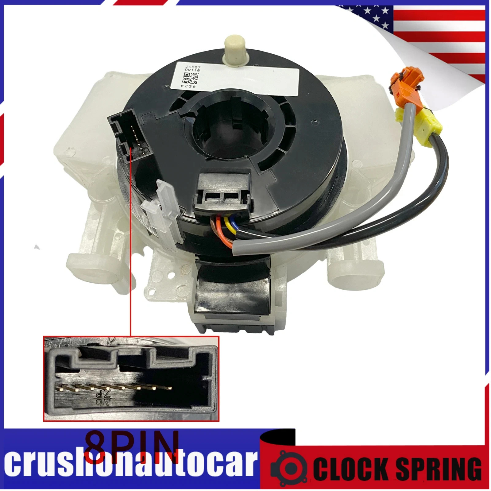 Clock Spring Spiral Cable Fits Frontier Pathfinder Xterra 2005 25567-EA000