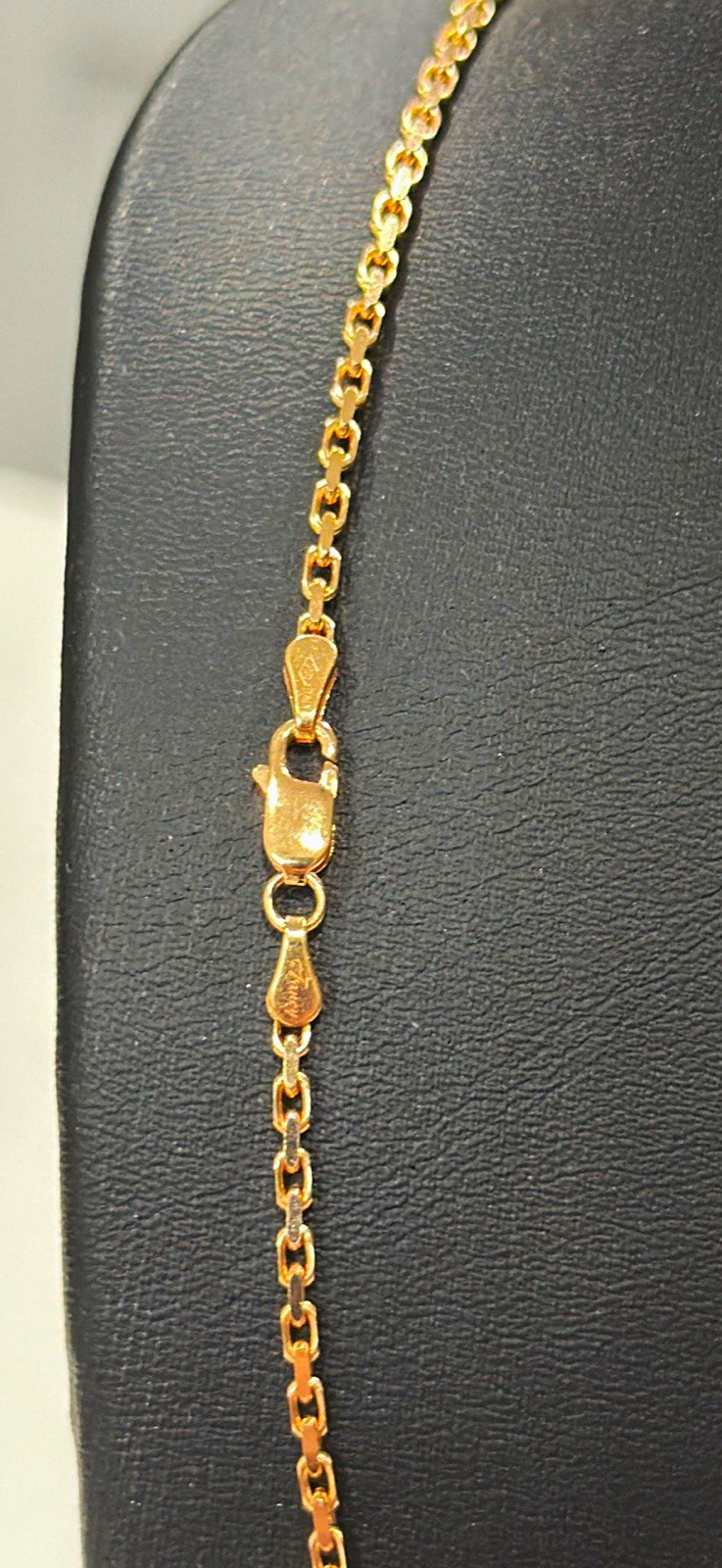 18k rose gold cable chain necklace 22 in Jacoje heavy link 11.9 grams