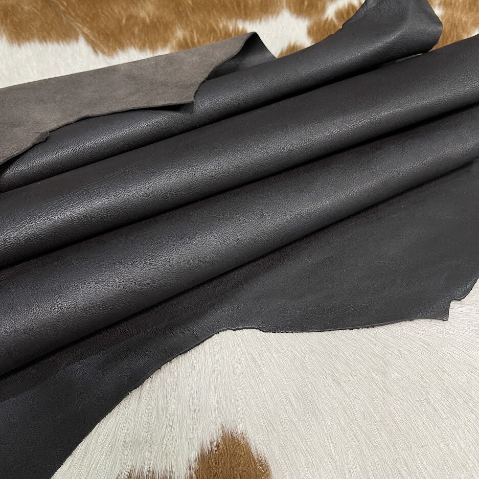 Avetco Premium Goatskin Nappa Soft Leather Hide Brown 2 oz Thickness