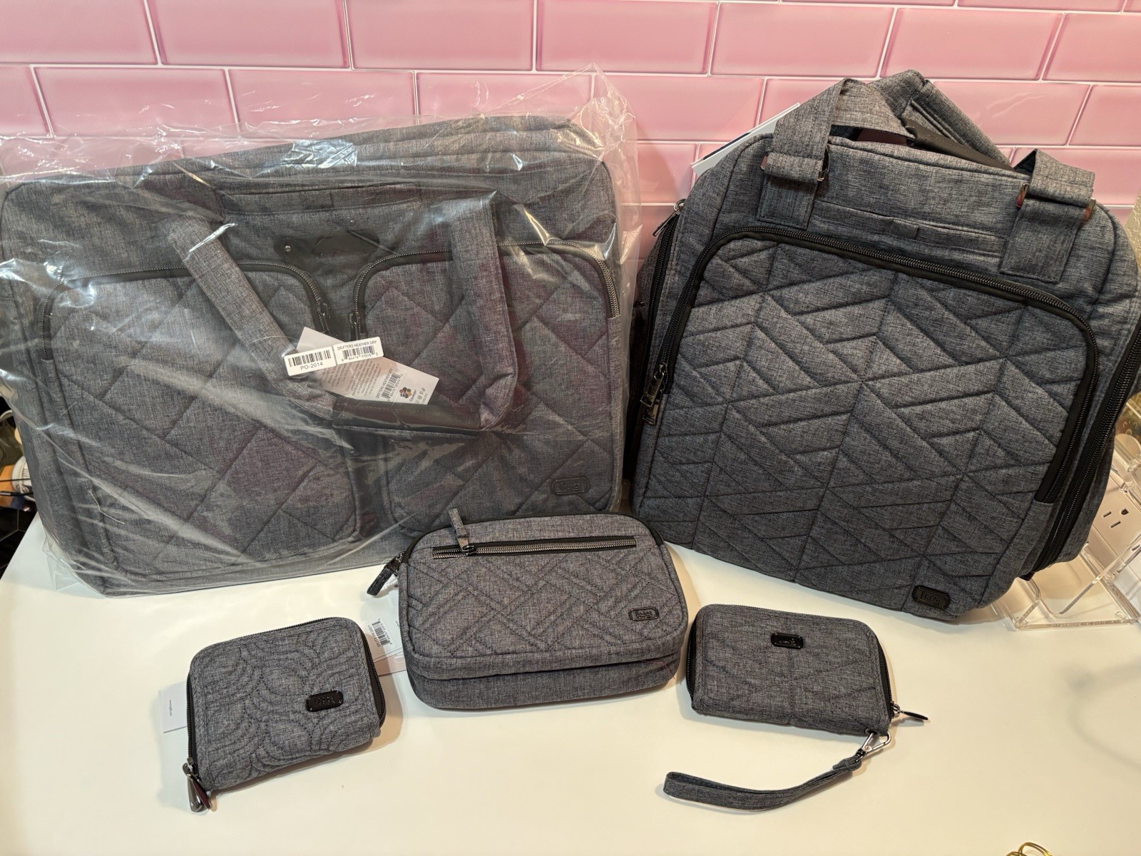 Lug Bag Bundle Drifter Heather Grey Ranger XL Splits XL Rodeo Wallet Super Coupe