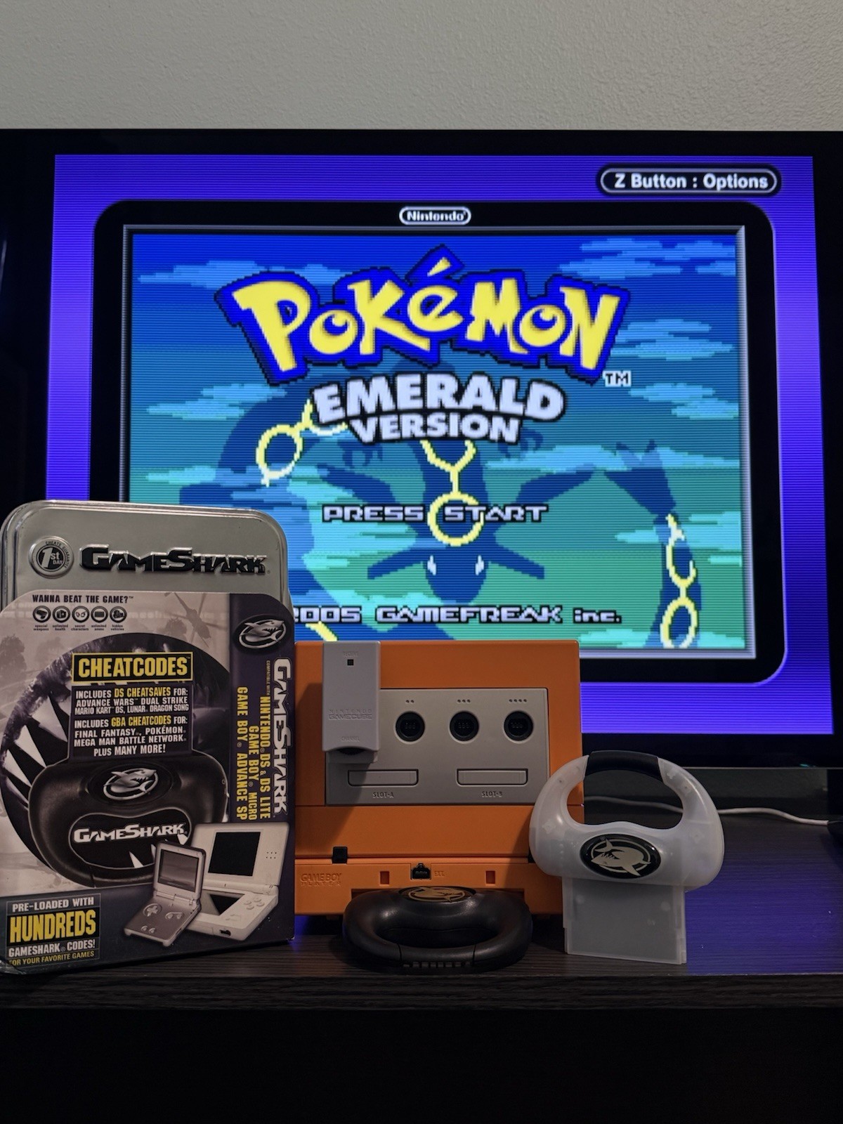 GameShark Karabiner/ActionReplay GameBoy Advanced + SHINY ENCOUNTERS + ISLANDS