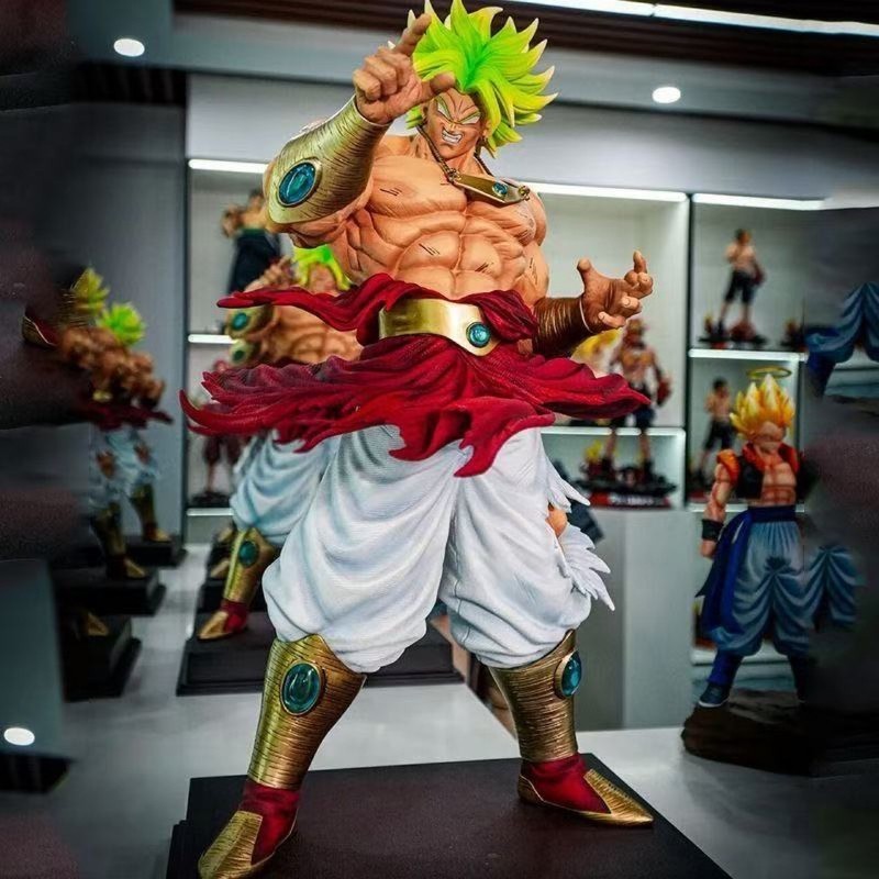 Dragon Ball Z Broly Figure SSJ3 PVC Collectible Model Toy (No Box)