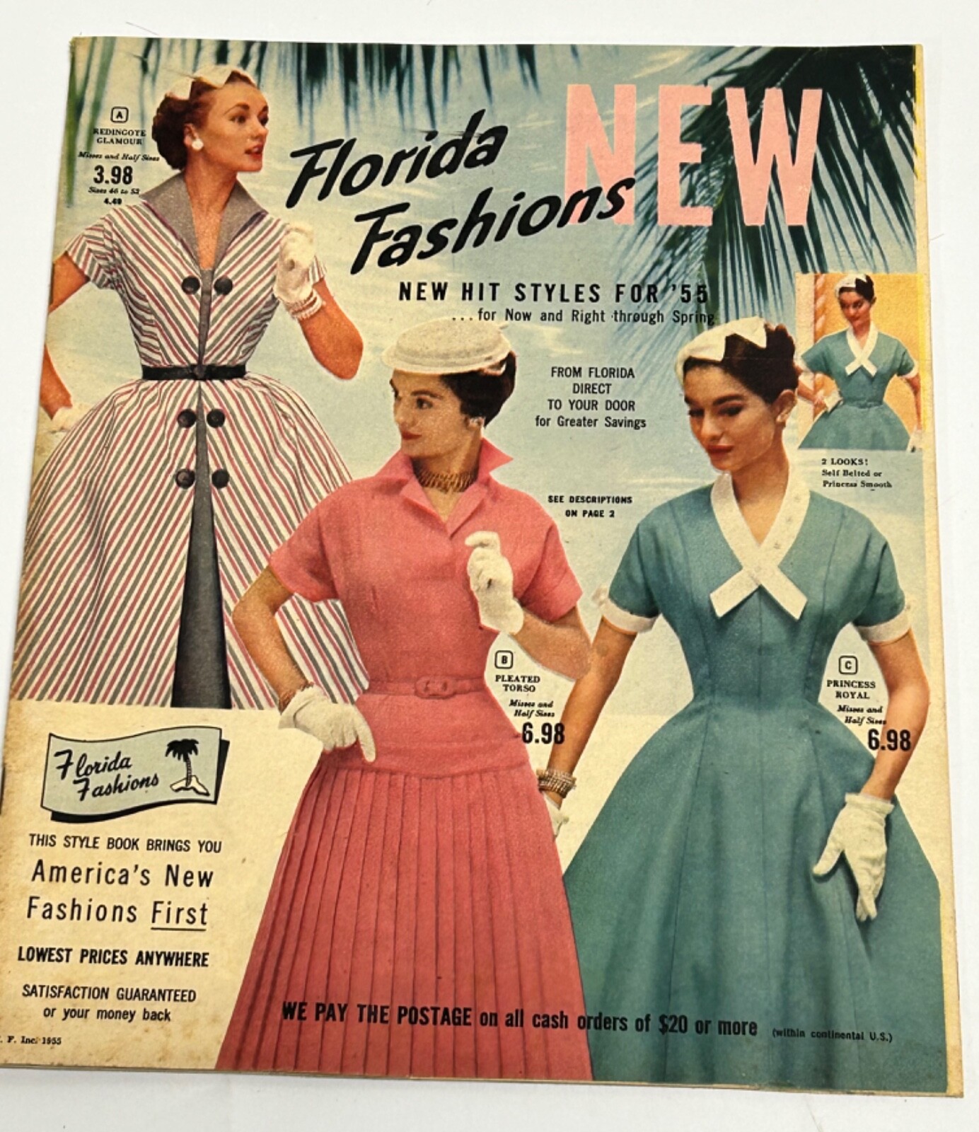 Vintage 1950s FLORIDA FASHIONS Ladies Dress Catalog Women's Fashion Vintage 1950s FLORIDA FASHIONS Ladies Dress Catalog Women's Fashion