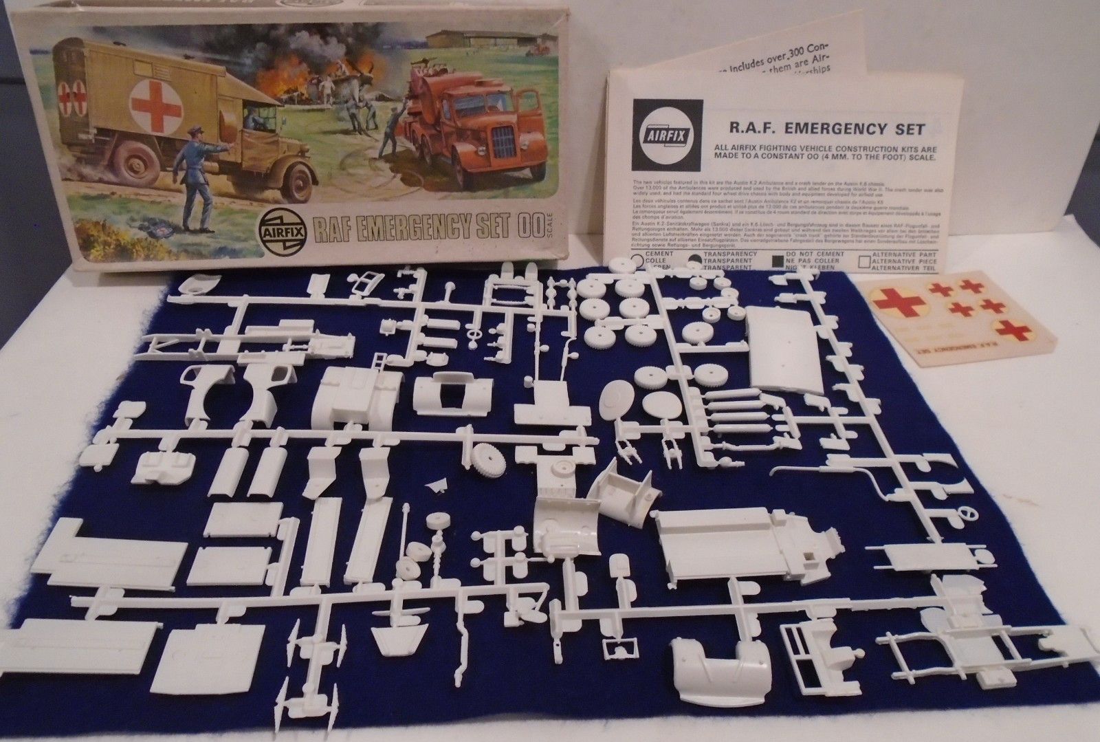 AIRFIX #02304-5 00 SCALE RAF EMERGENCY SET IN ORIGINAL BOX