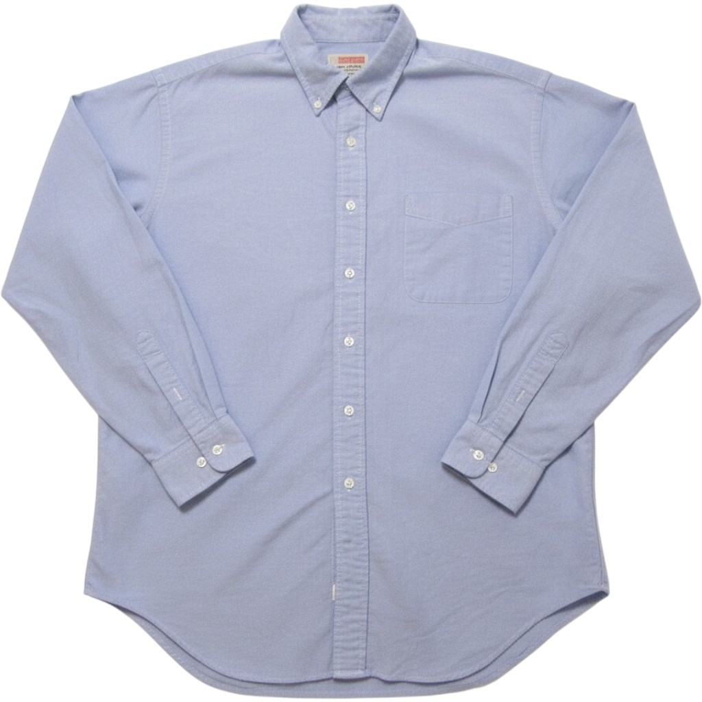 Vtg Britches Oxford Men L Blue Long Sleeve Button Down Shirt (Made in USA)M498 Vtg Britches Oxford Men L Blue Long Sleeve Button Down Shirt (Made in USA)M498
