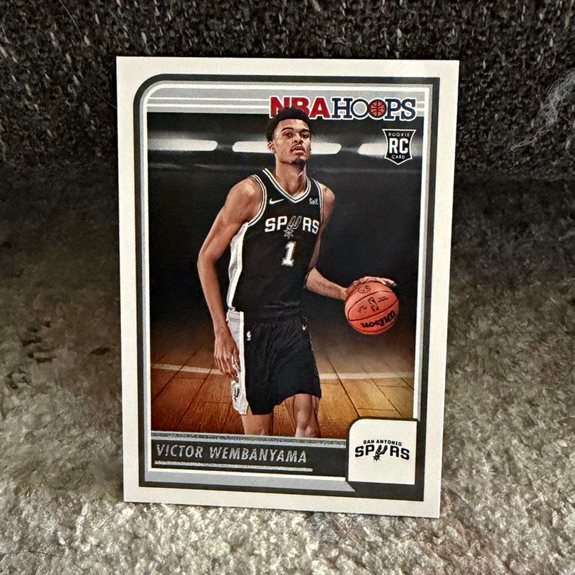 Panini 2023-24 NBA Hoops Victor Wembanyama Rookie RC #277 Spurs Base Panini 2023-24 NBA Hoops Victor Wembanyama Rookie RC #277 Spurs Base