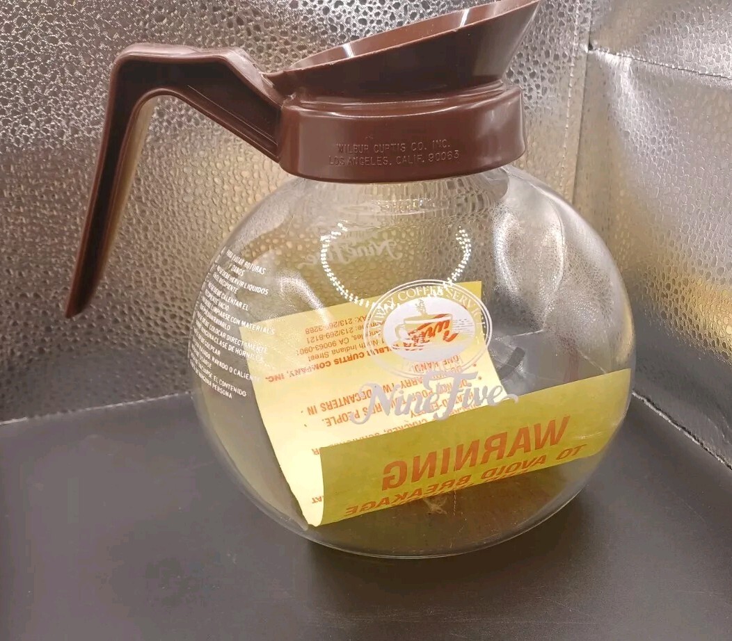 Vintage New Amway Coffee Glass Serving Pot 9 To 5 Dolly Parton Diner Carafe