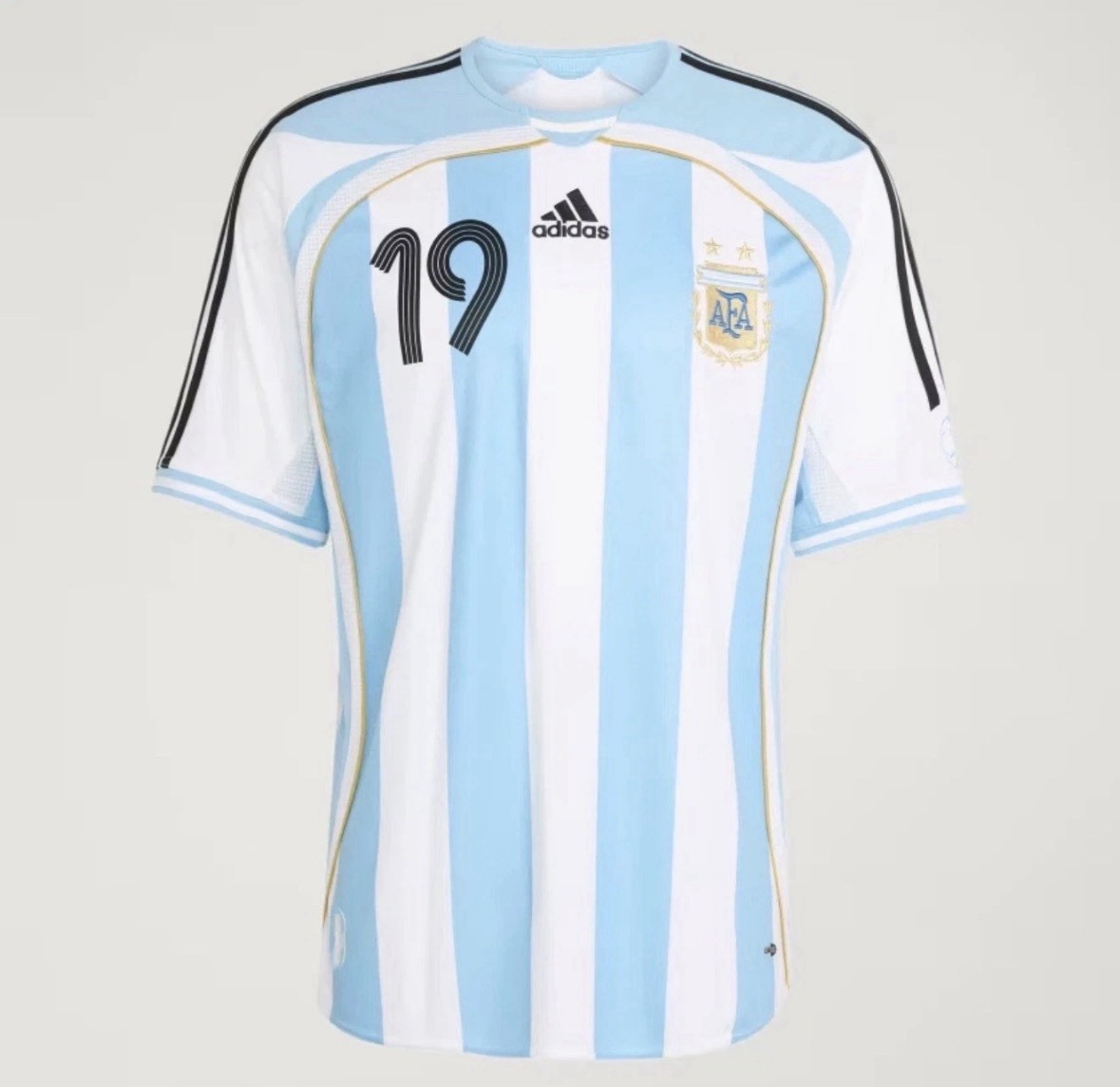 Adidas Argentina Authentic 2006 Soccer Jersey Messi Men's Size Large WhiteJN3708 Adidas Argentina Authentic 2006 Soccer Jersey Messi Men's Size Large WhiteJN3708