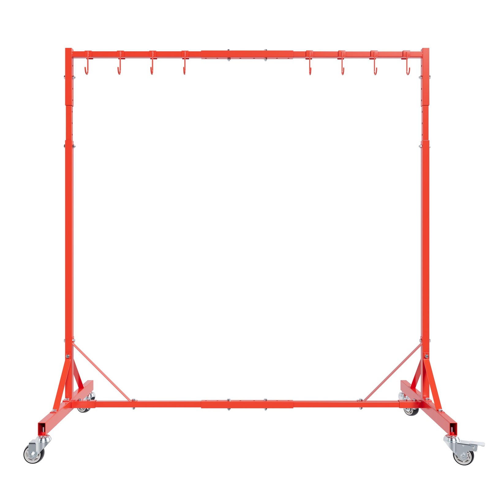 5ft-7ft Adjustable Automotive Painting Rack Auto Body Paint Spray Drying