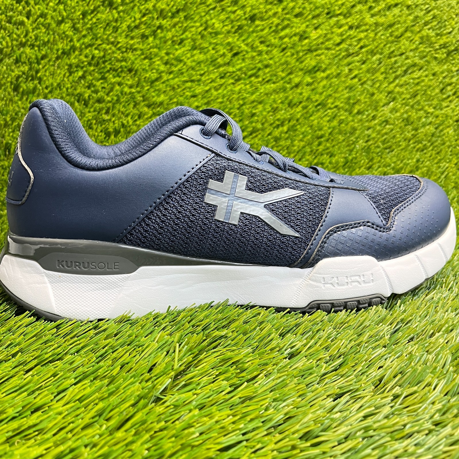 Kuru Quantum 2.0 Mens Size 10 Blue White Athletic Running Walking Shoes Sneakers