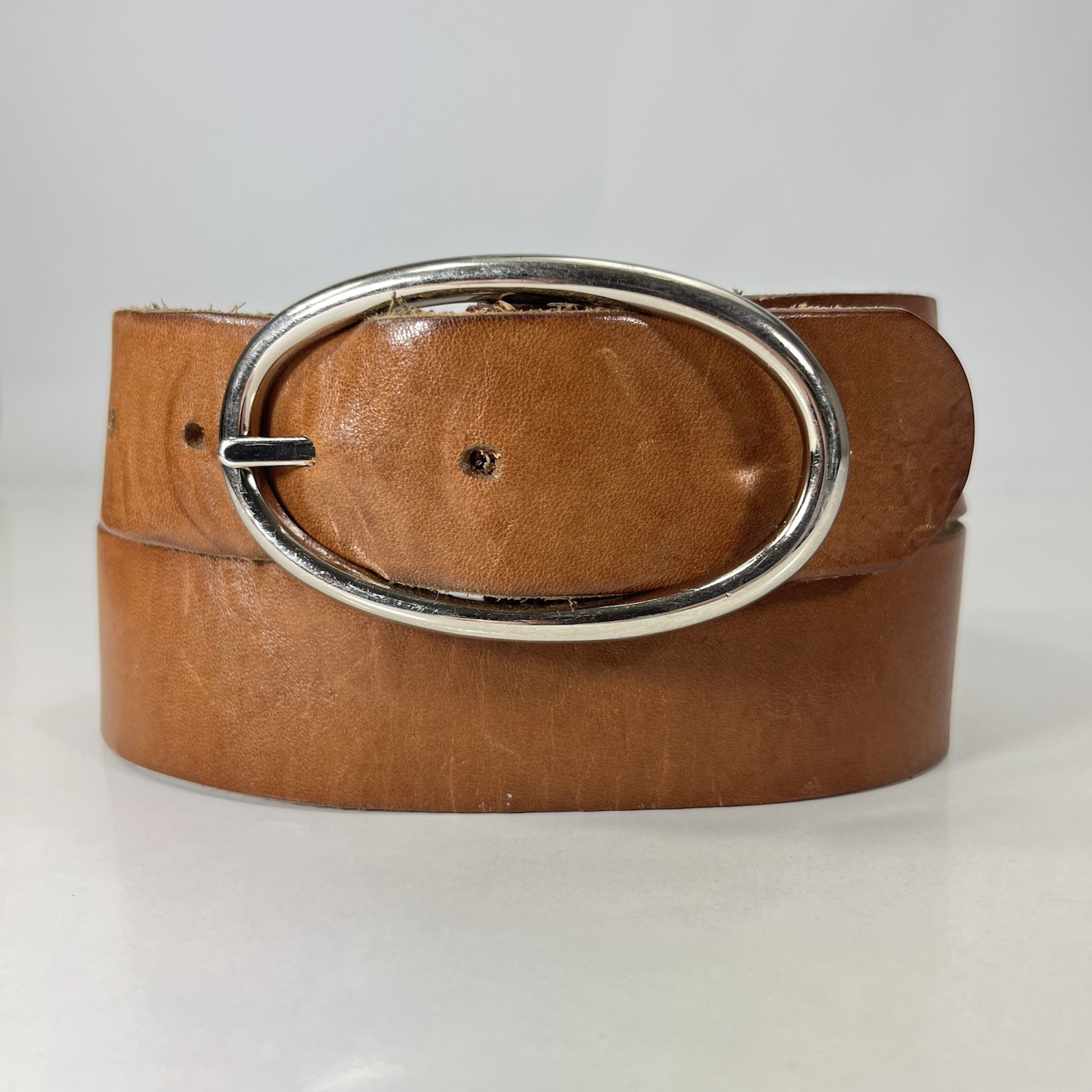 Amanda Smith Wide Brown Genuine Leather Belt - Women\'s Size 30