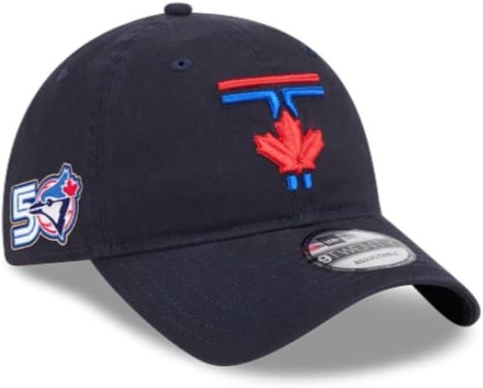 Men\'s Toronto Blue Jays 50th Ann. Logo City Connect 9Twenty Adjustable Hat Navy