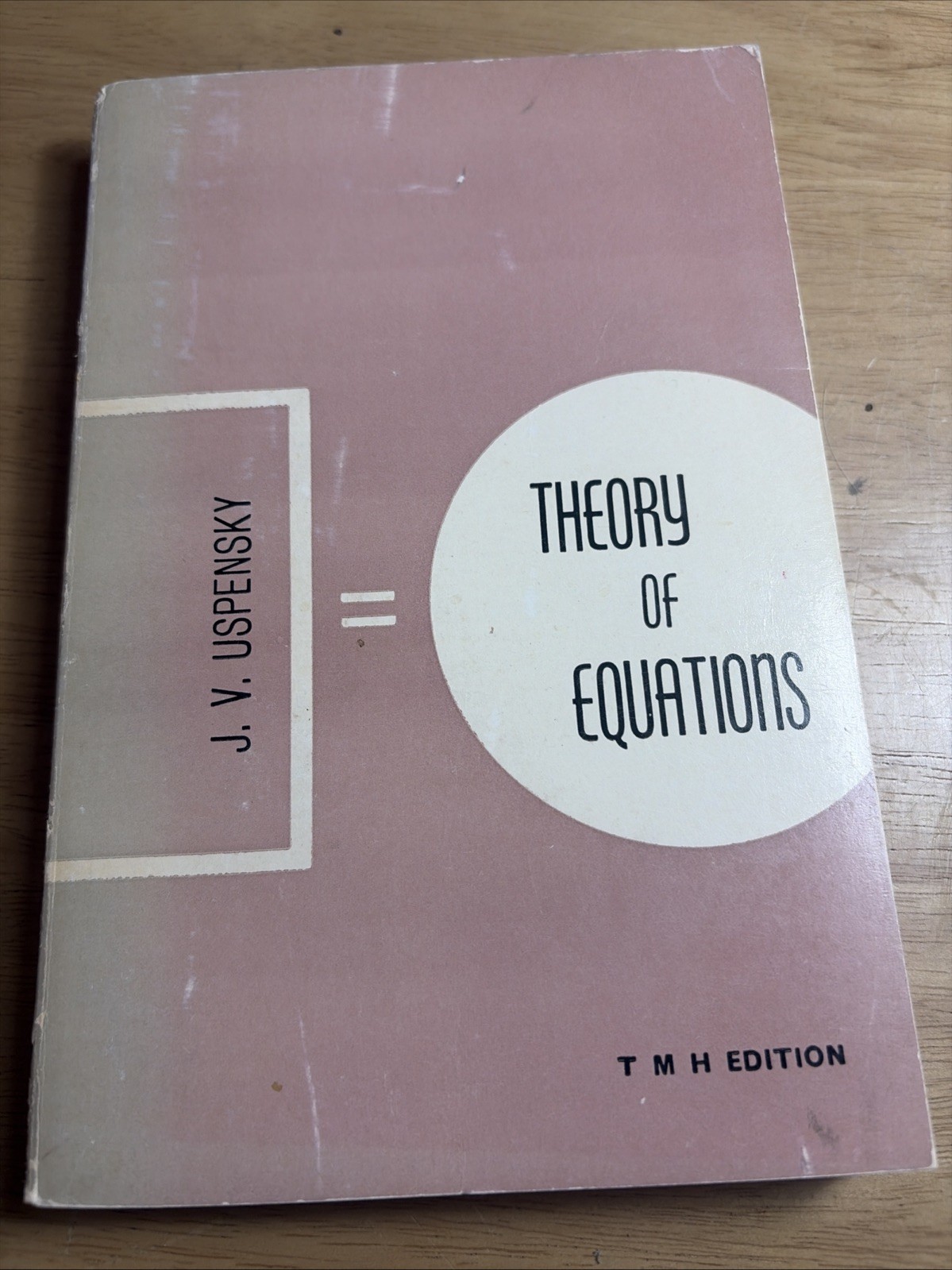 Vintage 1948 Paperback J.V. Uspensky's Theory of Equations-McGraw-Hill