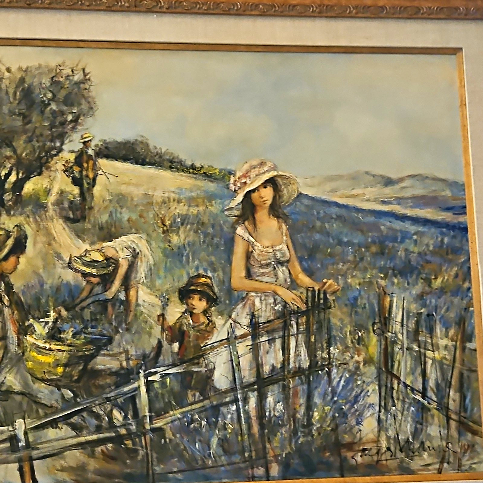 Jacques Lalande Signed -French ImpressionistMedium Framed