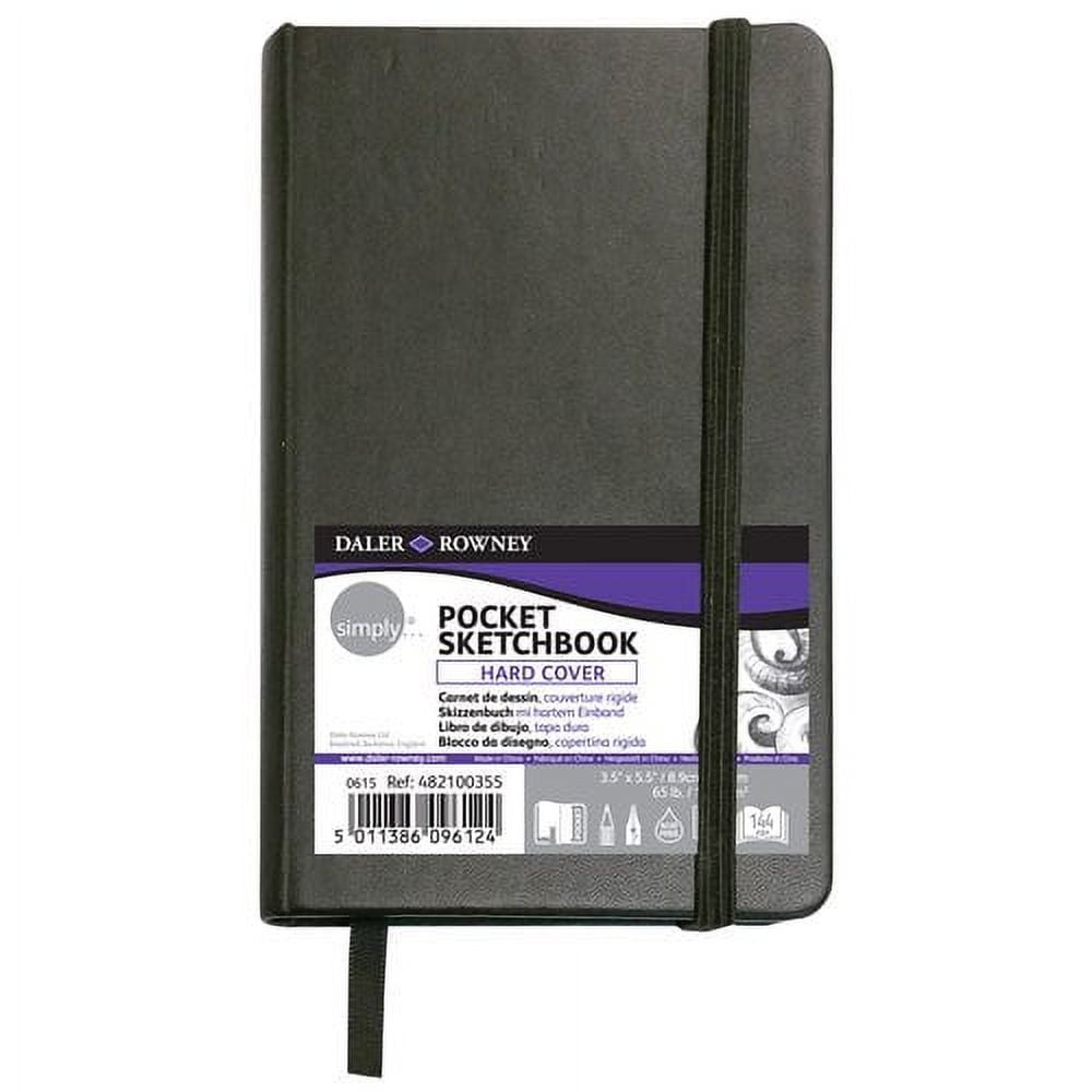 Daler-Rowney Simply... Sketchbook, white pages, 72 pages, 3.5