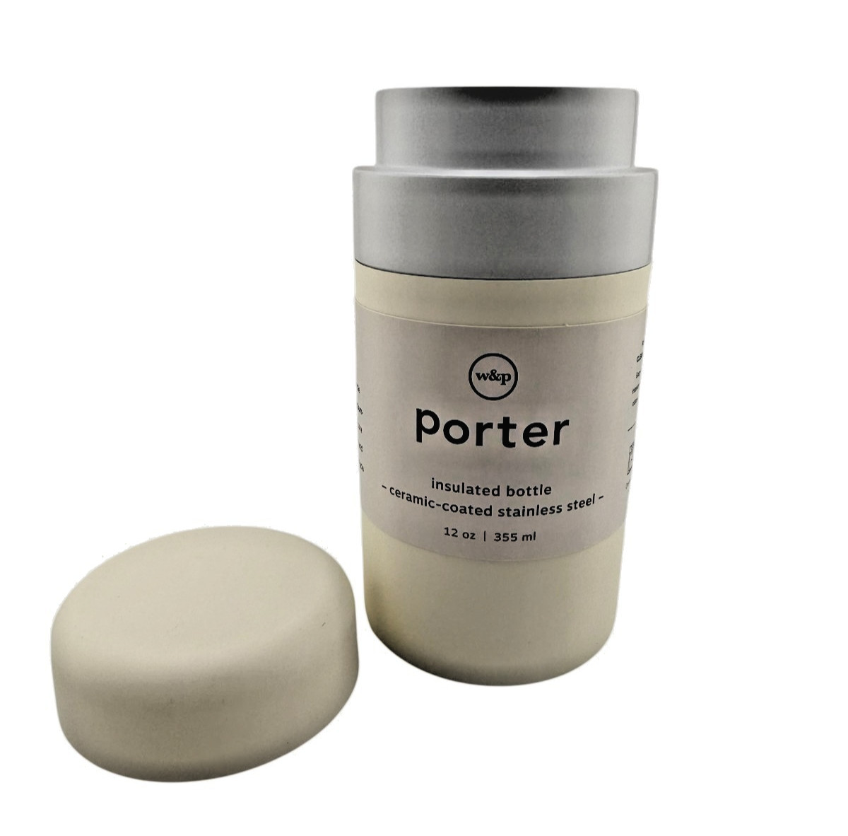 W&P Porter 12 oz Insulated Bottle Ceramic Coating Leakproof Wide Mouth- New W&P Porter 12 oz Insulated Bottle Ceramic Coating Leakproof Wide Mouth- New