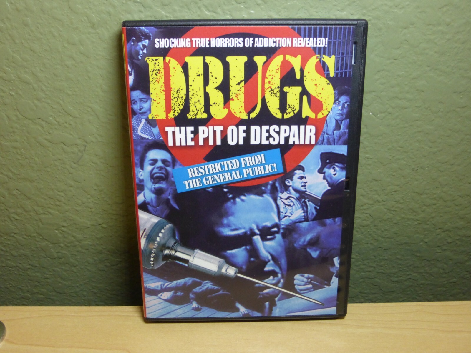 Drugs: The Pit Of Despair DVD, 1951 Alpha Video DVD-R Rare Social Guidance Films