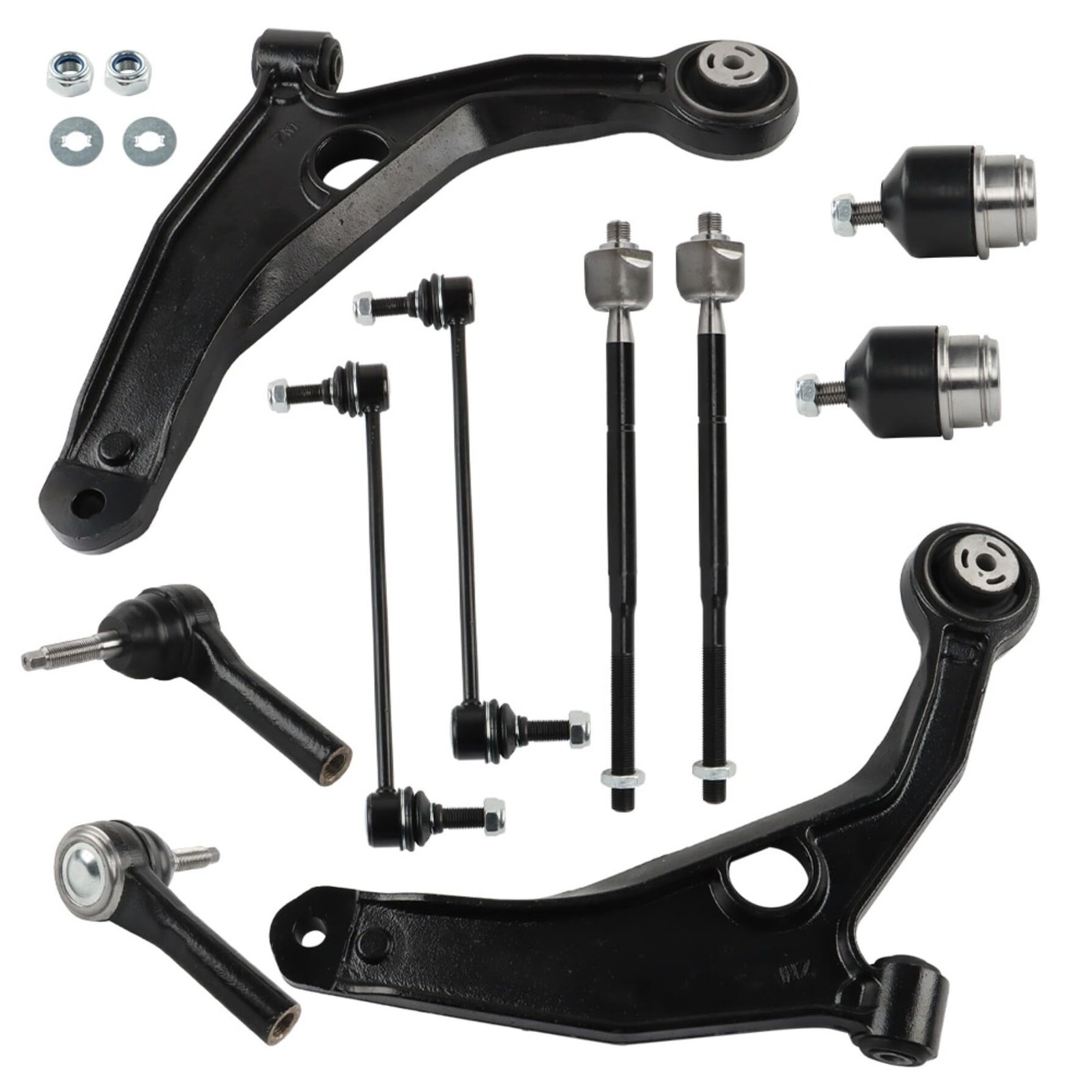 Front Lower Control Arm Tie Rod Sway Bar Ball Joint Kit for Journey 2009-2015
